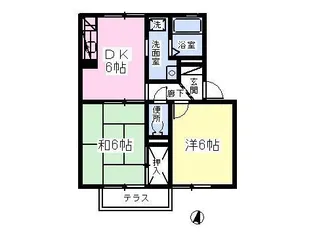 エトワール A【1階】の間取り