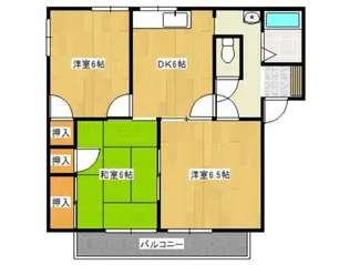 アネックス・リバーサイド A棟【2階】の間取り