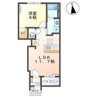 リヴェール【1階】の間取り
