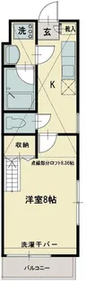 志幸43 フローラ【2階】の間取り