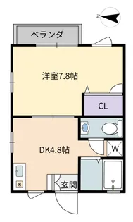ハイム湯河原【2階】の間取り