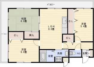 幸喜ビル【4階】の間取り