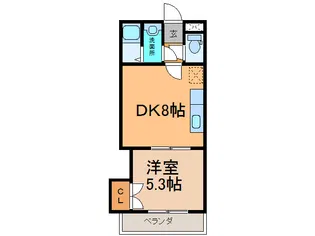 ハイグレースA(西23条)【4階】の間取り