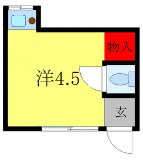 エスポワール稲荷台【1階】の間取り