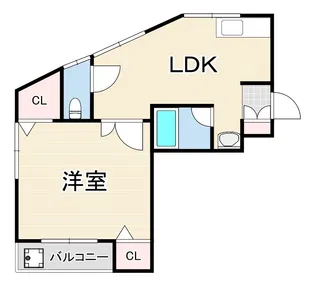 倉石ハイツ【2階】の間取り