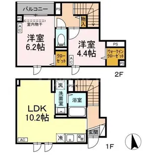 グラナーデ荒川の間取り
