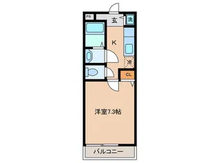 ノ-ル リヴィエール【2階】の間取り