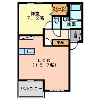 スイッタピアチェーレABC【2階】の間取り