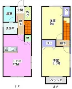 愛知県名古屋市緑区東神の倉3【一戸建】の間取り