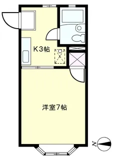 PACIFIC.BELL【1階】の間取り
