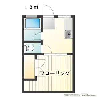 シティハイム ニューニシダ【1階】の間取り