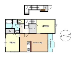 サンリット【2階】の間取り