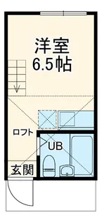 ユナイト大道ヘンリーパーセル【2階】の間取り