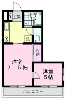 サウスサイド【3階】の間取り