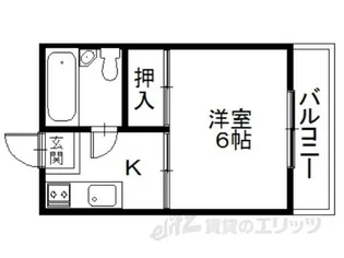 レジデンス馬場【1階】の間取り