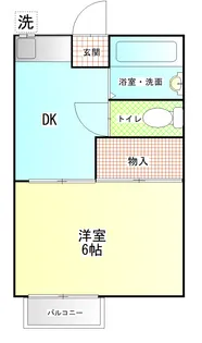 めじろハイツ【2階】の間取り