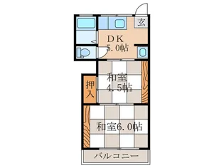 フォーブル高井【1階】の間取り