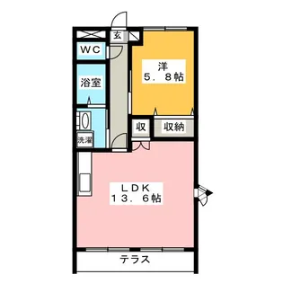 Neo Sophia【1階】の間取り