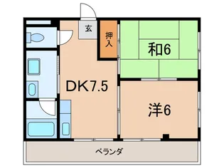 ラ・メゾン・アンフォレット【3階】の間取り