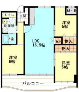 シャトレアン【2階】の間取り