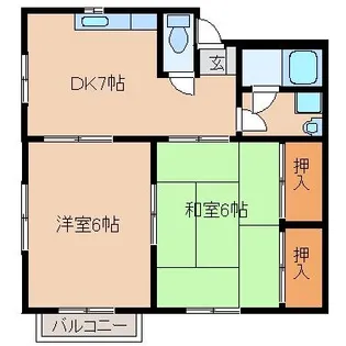 ハイツリーフ II【2階】の間取り