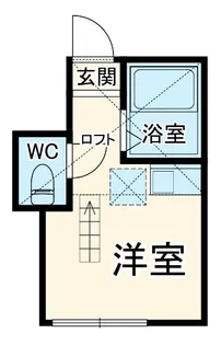 ユナイト田浦エレフォレックス【2階】の間取り