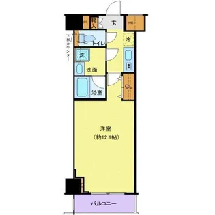 ジェノヴィア新横浜スカイガーデン【5階】の間取り