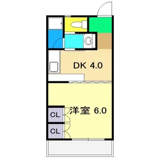 コスモハイツ高須 2【1階】の間取り