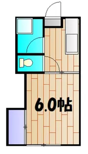 ホワイトコーポラス【1階】の間取り