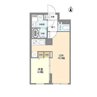 ウェルスクエア森下II【2階】の間取り