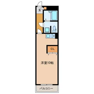 フォンスオストレア住吉【2階】の間取り