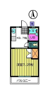 アコードA【1階】の間取り