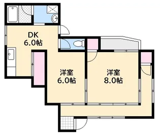 広島県広島市西区古江上1【アパート】の間取り