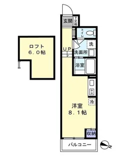 フィユメゾン学南町【2階】の間取り