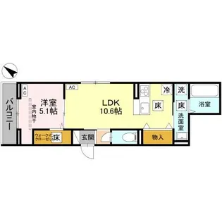 埼玉県さいたま市南区白幡6【アパート】の間取り