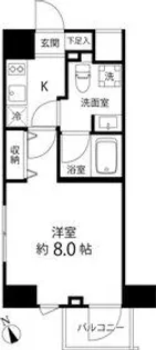 DeLCCS IKEBUKURO【5階】の間取り