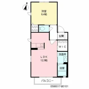 アンファミーユ マーチ【1階】の間取り