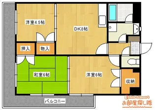 メゾン原II【9階】の間取り
