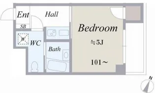 VILLA.1【4階】の間取り