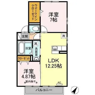リヴェール【2階】の間取り