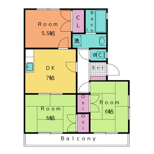 メゾン碧新【2階】の間取り