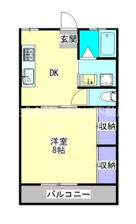 グレイシアコート【2階】の間取り