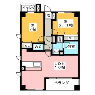 La Fort【3階】の間取り