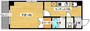 サンシャインみつる【4階】の間取り
