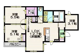 エルズプラス南長崎【1階】の間取り