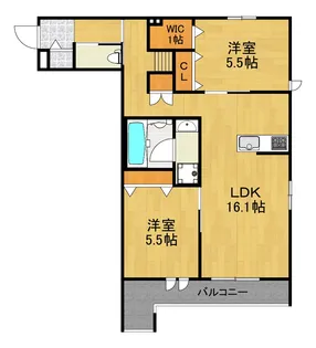 La Gracieuse【3階】の間取り