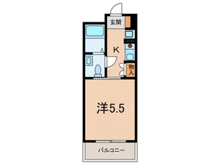 サンフォ-レ岡本【3階】の間取り