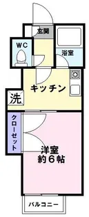 ルミナス神戸【4階】の間取り