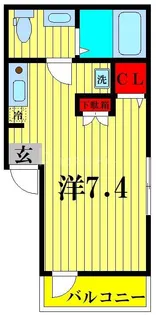 埼玉県さいたま市大宮区堀の内町1【アパート】の間取り