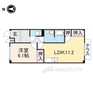 クレストコート【1階】の間取り